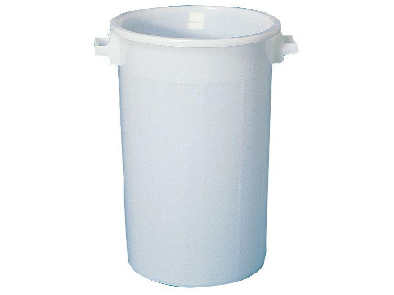 Bidoncino rifiuti in plastica con coperchio 50 litri